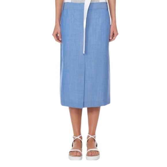 NWT Tibi Classic Wool Pencil Skirt Size 0 - Picture 2 of 11